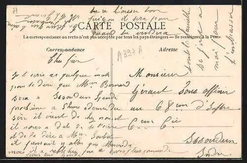 AK St-Macaire-en-Mauges, Tableau vivant: Jeanne d`Arc sur son bûcher lors de la fête de 1910
