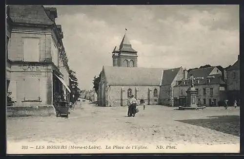 AK Les Rosiers, La Place de l`Église