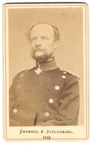 Fotografie unbekannter Fotograf und Ort, Ferdinand von Stülpnagel, General der Infanterie, Domherr von Brandenburg