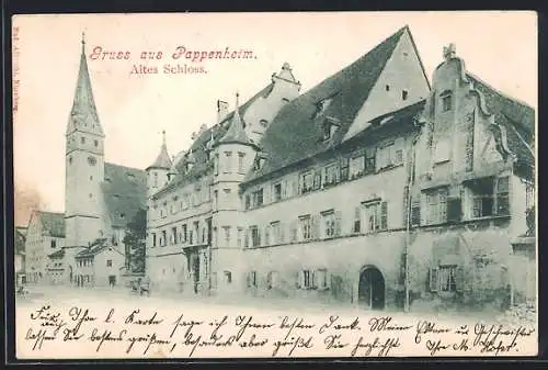 AK Pappenheim / Bayern, Altes Schloss