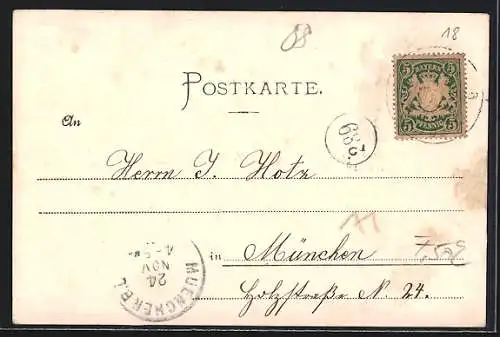 AK Pappenheim / Bayern, Altes Schloss