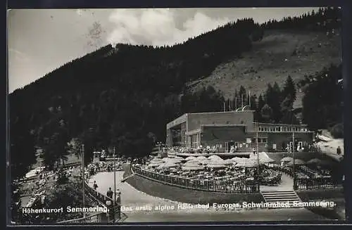 AK Semmering, Erstes alpines Hallenbad Europas