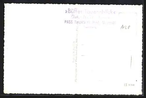 AK Mittersill /Pinzgau, Gasthof Büffet Tauernblick, Passturnerstrasse