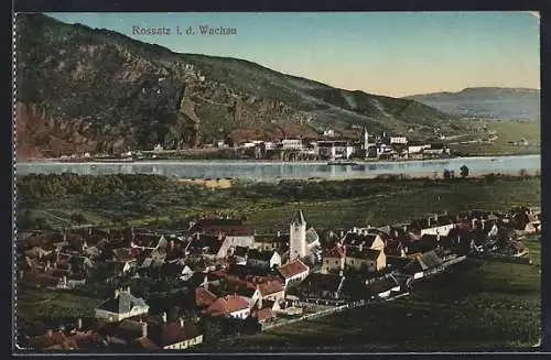 AK Rossatz i. d. Wachau, Ortspanorama