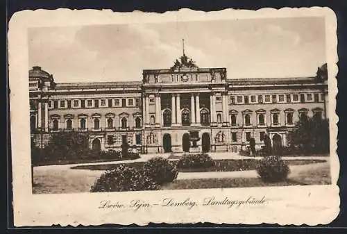 AK Lemberg, Landtagsgebäude mit Anlage