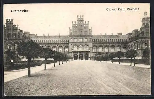 AK Czernowitz, Gr. or. Erzb. Residenz