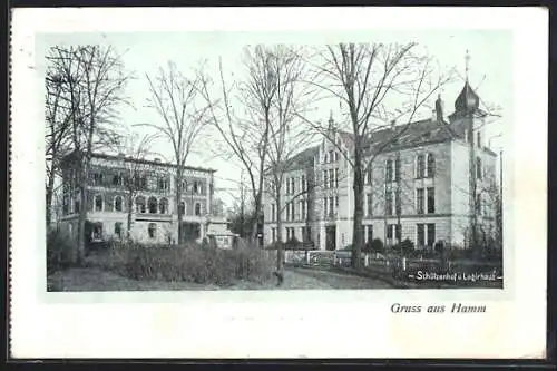 AK Hamm / Westf., Gasthaus und Logierhaus Schützenhof