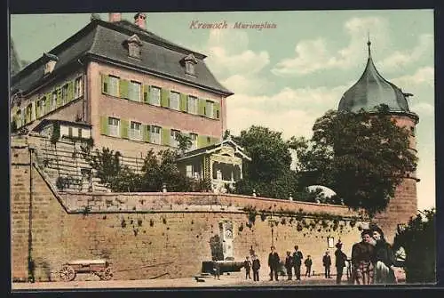 AK Kronach / Oberfranken, Partie am Marienplatz