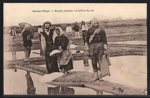 AK Carnac-Plage, Marais salants, La relève du sel