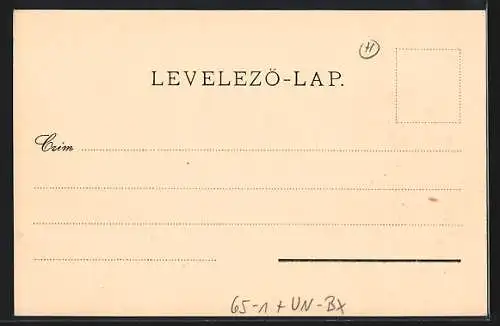 AK Budapest, Ansicht vom Westbahnhof