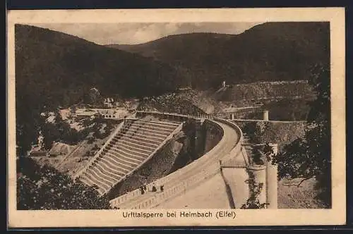 AK Heimbach /Eifel, Blick auf die Urfttalsperre