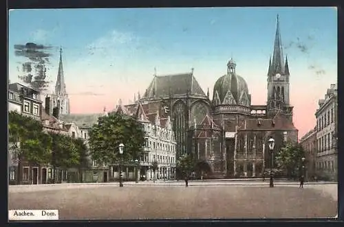 AK Aachen, Blick zum Dom