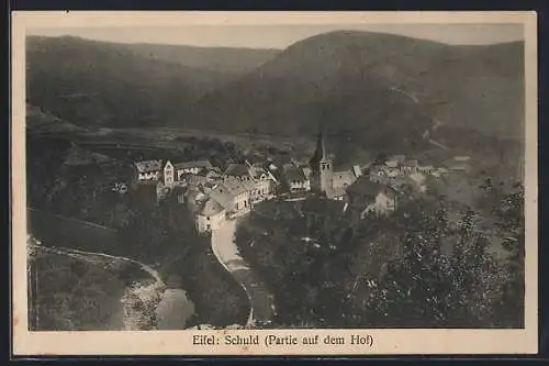 AK Schuld-Ahr /Eifel, Ortsansicht vom Berg aus