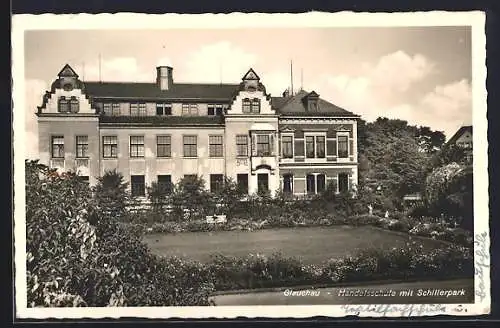 AK Glauchau, Handelsschule mit Schillerpark