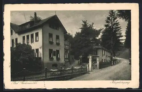 AK Königsee /Thür., Erholungsheim Bad Finkenmühle, Haupteingang