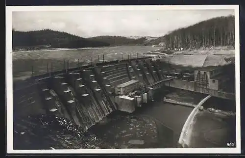 AK Zschopau b. Waldheim, Talsperre