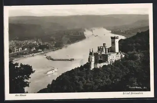 AK Capellen / Rhein, Schloss Stolzenfels am Rhein