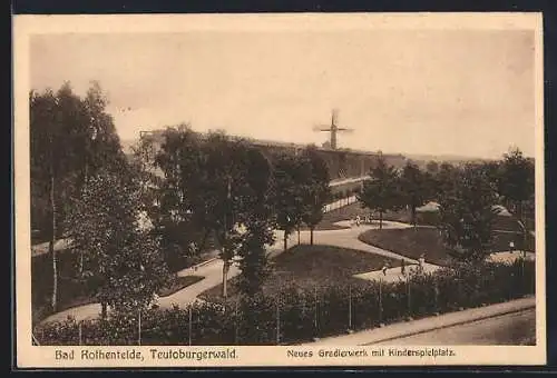 AK Bad Rothenfelde /Teutoburger Wald, Neues Gradierwerk mit Kinderspielplatz