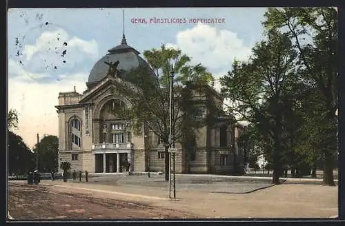 AK Gera, Fürstliches Hoftheater