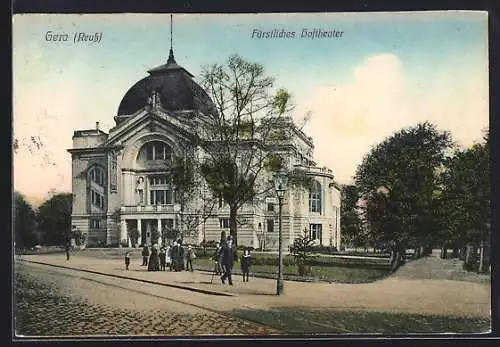 AK Gera /Reuss, Fürstliches Hoftheater