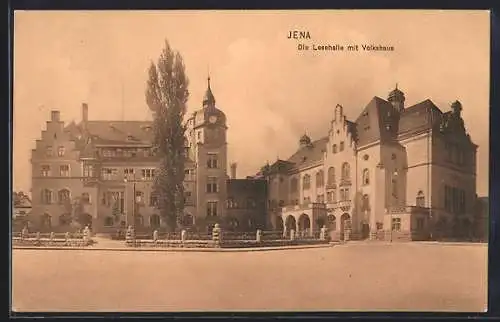 AK Jena, Die Lesehalle mit Volkshaus