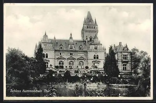 AK Hummelshain /Thür., Blick auf das Schloss