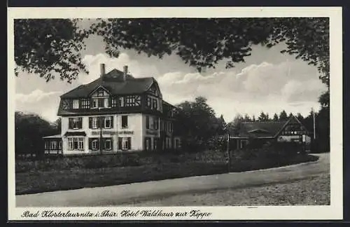 AK Bad Klosterlausnitz i. Thür., Hotel Waldhaus zur Köppe