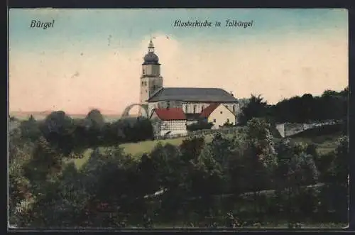 AK Bürgel / Thür., Klosterkirche in Talbürgel