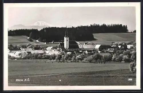 AK Hürm /N. Ö., Teilansicht mit Kirche