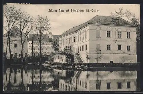 AK Parz bei Grieskirchen, Blick auf das Schloss