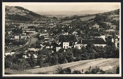 AK Scheibbs /N. Oe., Teilansicht mit Kirche