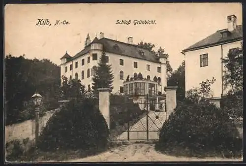 AK Kilb /N.-Oe., Schloss Grünbichl