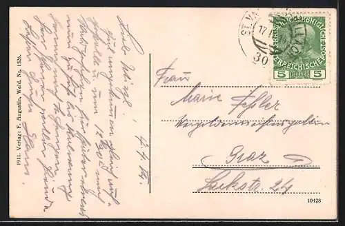 AK Wald /Obersteier, Teilansicht mit Kirche