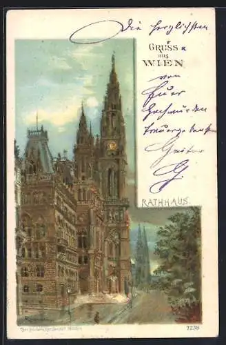 Künstler-AK Wien, Rathaus