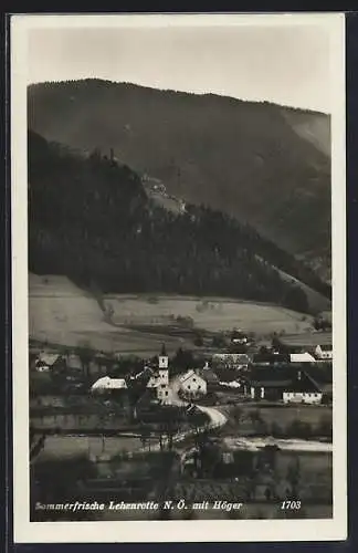 AK Türnitz /N. Ö., Lehenrotte mit Höger