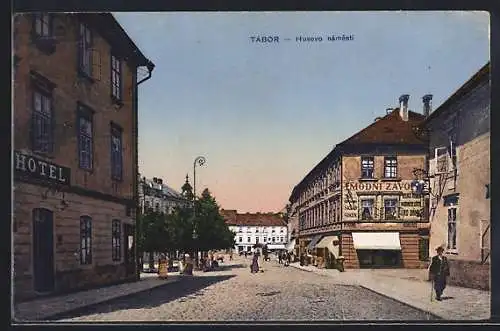 AK Tabor, Husovo namesti, Hotel am Markt