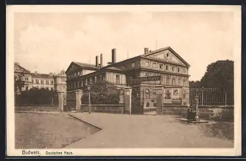 AK Budweis, Hotel Deutsches Haus