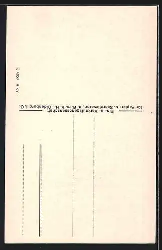 AK Oldenburg / Old., Partie an der Lambertikirche