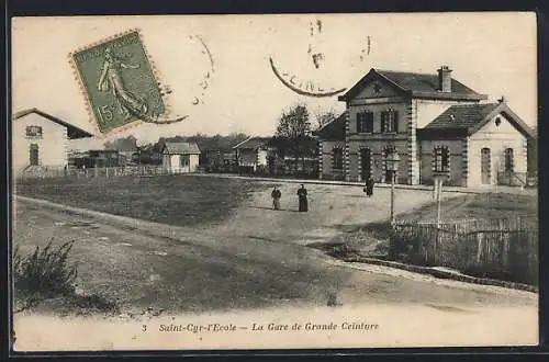 AK Saint-Cyr-l'Ecole, La Gare de Grande Ceinture