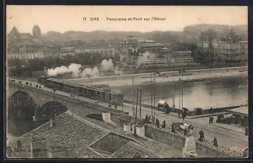 AK Dax, Panorama et Pont sur l`Adour