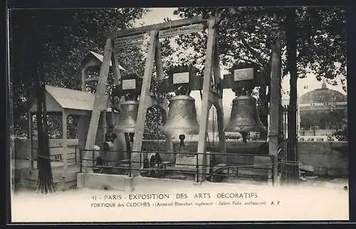 AK Paris, Exposition des Arts décoratifs 1925, les cloches de Corbie