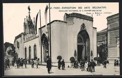 AK Paris, Exposition des Arts Decoratifs 1925, Pavillon National de la Grande-Bretagne