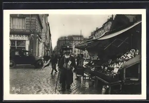 AK Marseille, Quai de la Fraternité, Un coin du Vieux Port