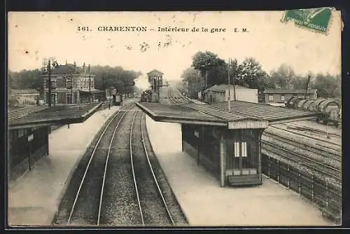 AK Charenton, Interieur de la Gare