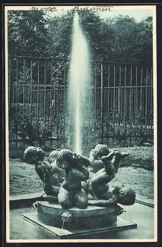 AK Dresden, Gartenbau-Ausstellung 1926 - Kinderbrunnen von E. Grämer