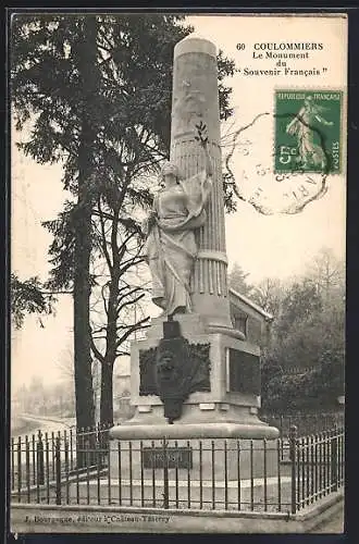 AK Coulommiers, le Monument du Souvenir Francais