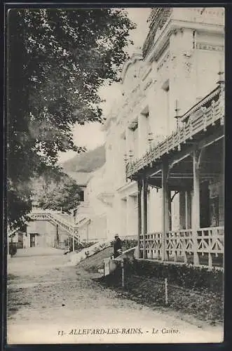 AK Allevard-les-Bains, le casino, vue serrée