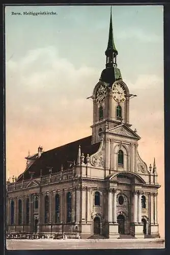 AK Bern, Blick auf die Heiliggeistkirche