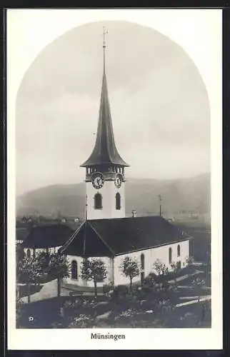 AK Münsingen, Blick auf die Kirche