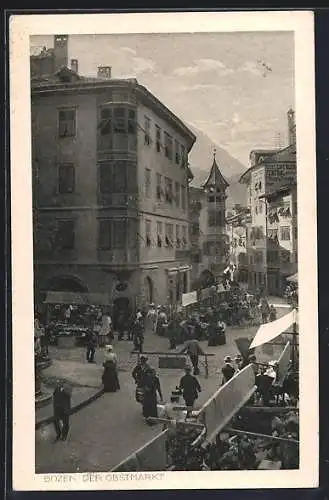 AK Bozen, der Obstmarkt